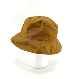 Adidas Ivy Park Bucket Hat Brown Mustard Yellow Cotton OSFM Beyonce Reversible